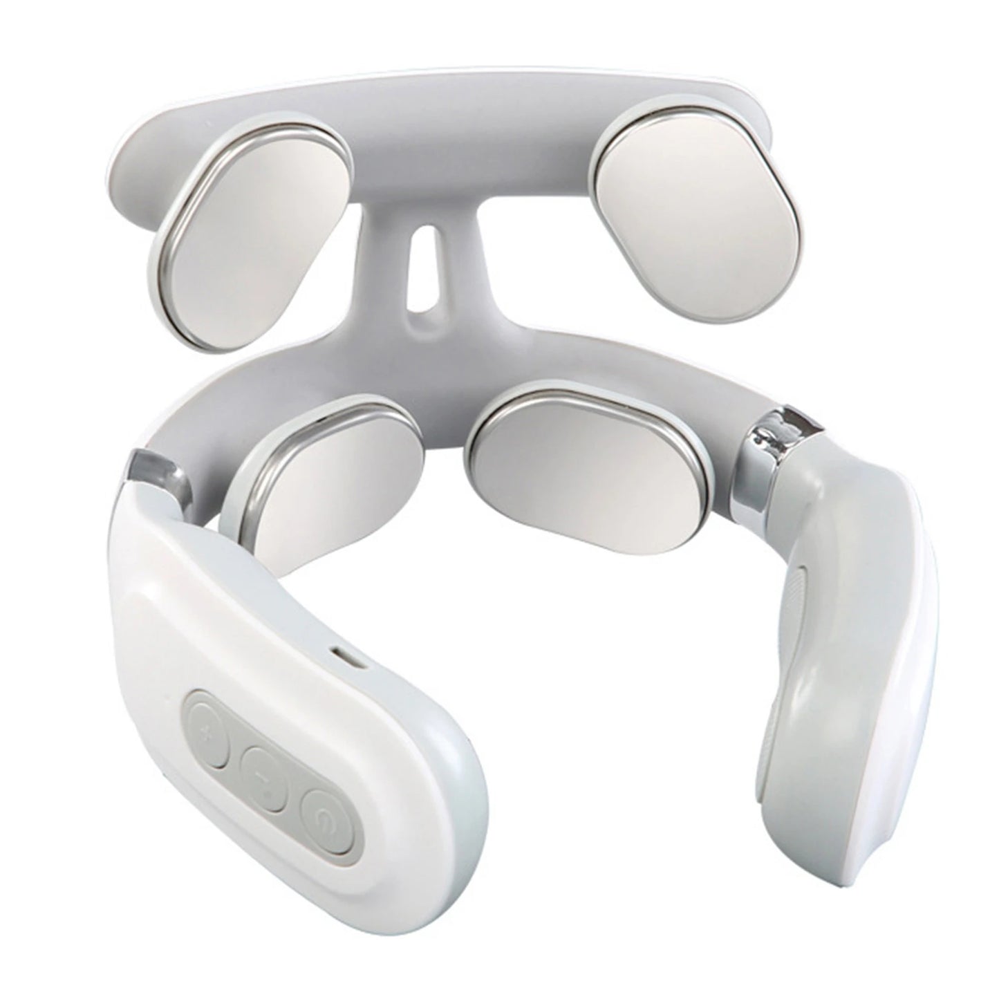 Cervical/Neck Heating Massager, 16 Modes, USB Smart, Pulse Heating, 4 Head Vibrator