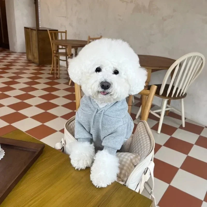 Letter Hoodie, Pet Clothing, Dog Fashion, Cotton