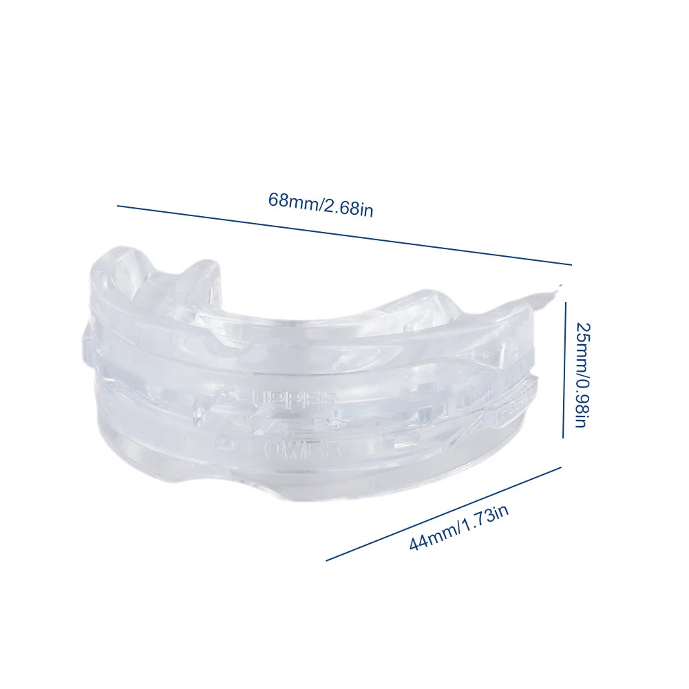 Portable Anti Snore Mouth Guard, Storage Box, Teeth Grinding Splint, Better Sleep Quality