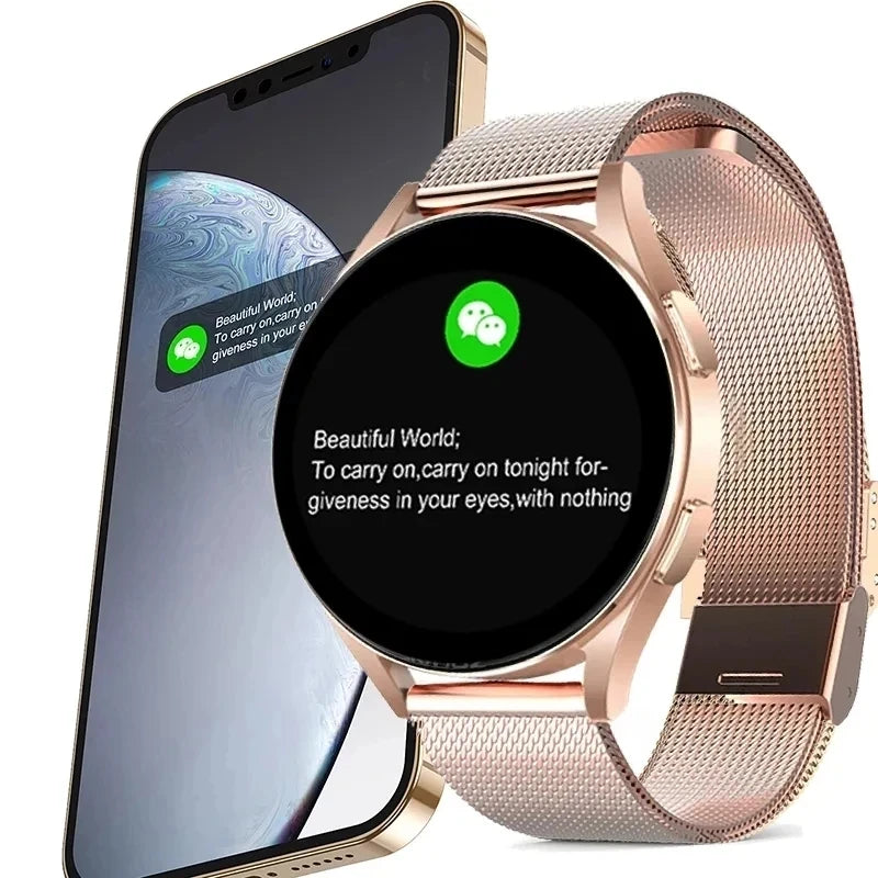 Bluetooth Call Smart Watch Women/Men, Custom Dial, Sports Fitness Tracker, Heart Rate, Android IOS