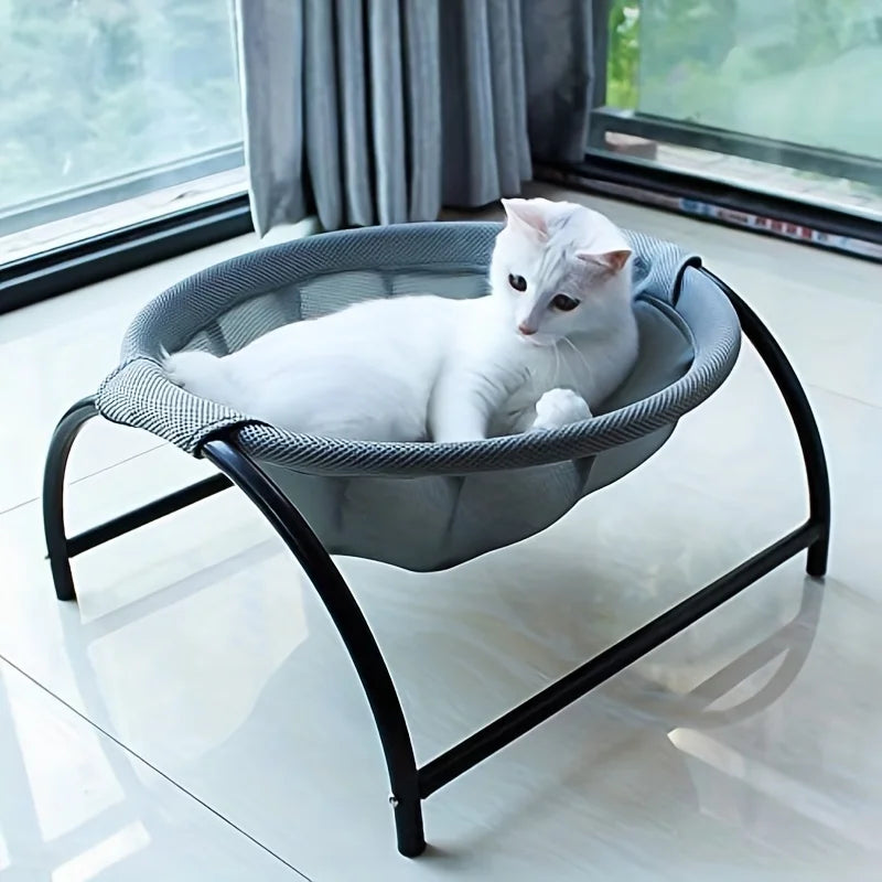Cat Sleeping Bed, Pet Hammock, Breathable, Cooling Cot