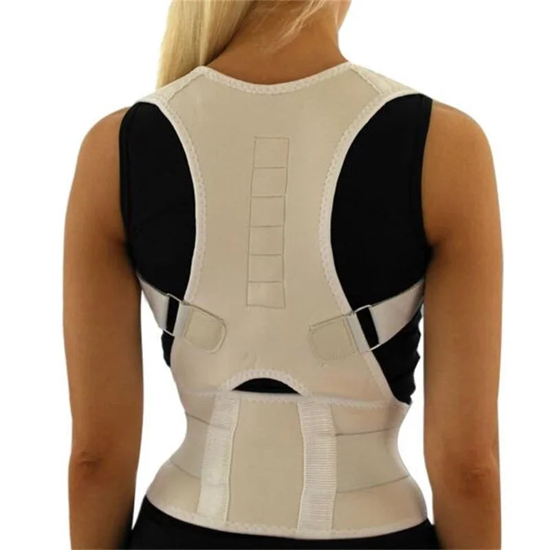 Magnetic Therapy Adult Back Corset Shoulder Lumbar Posture Corrector Bandage Spine Support Belt Back Support Posture Correct