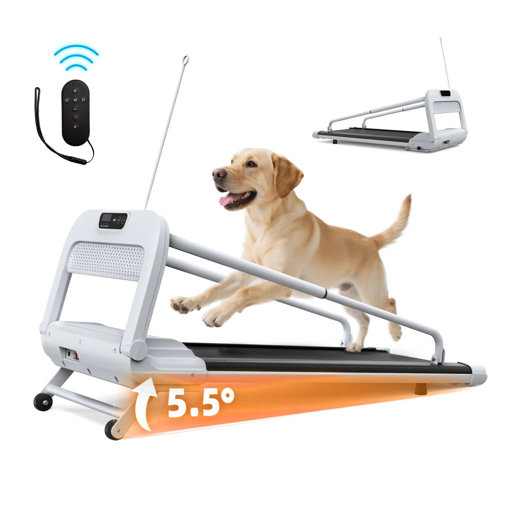 Quiet Smart Pet Treadmill, Adjustable Speed, Perfect For Small/Medium Dogs