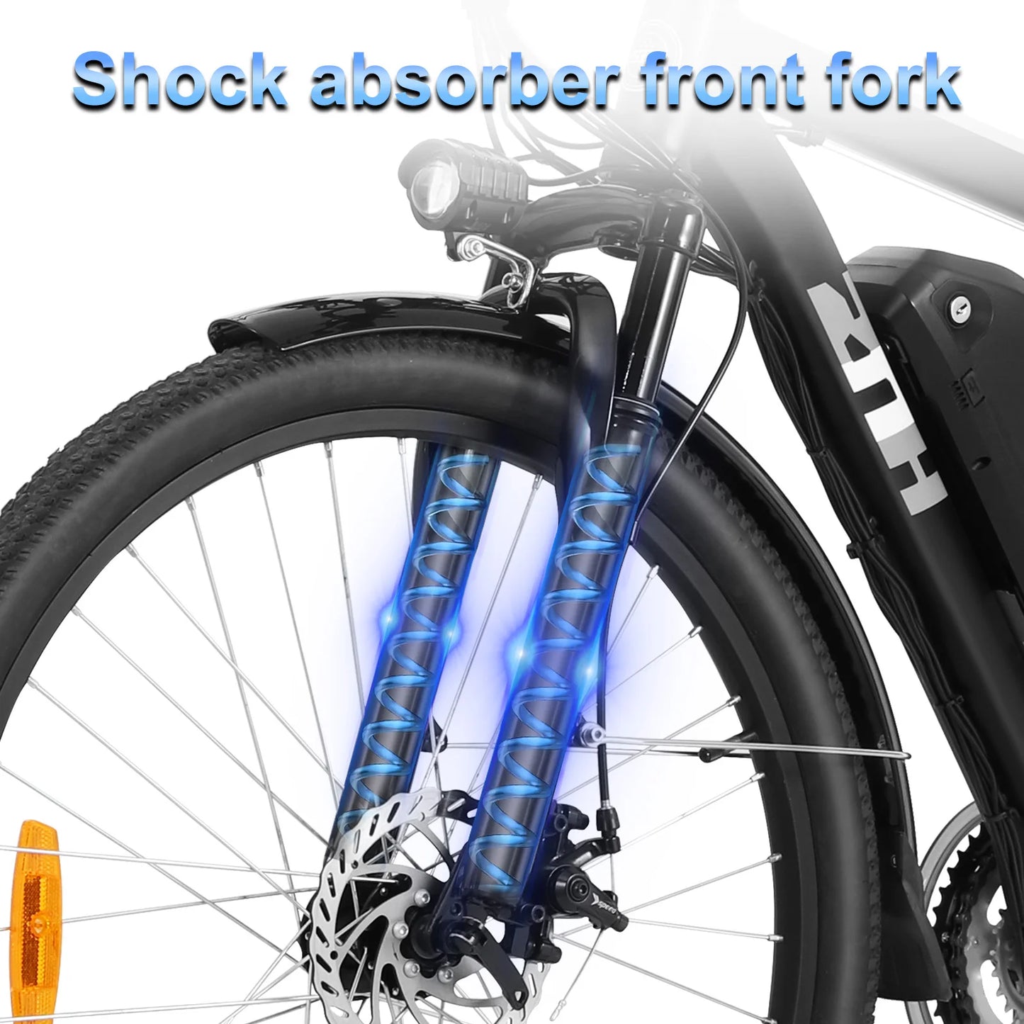 1000W Peak 48V Electric Mountain Bike, Adults, 26 inch, Removable Battery, Up to 50 Miles Range, 20 MPH