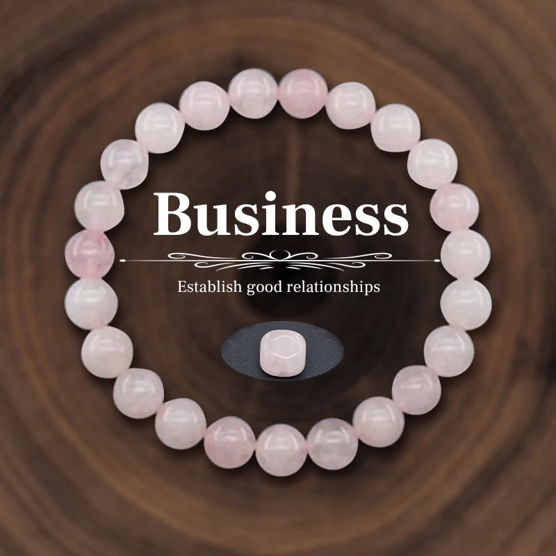Natural Stone Beads, Bracelet For Women/Men, Amethysts Crystal Quartz, Agate Tiger Eye, Elastic Bangles