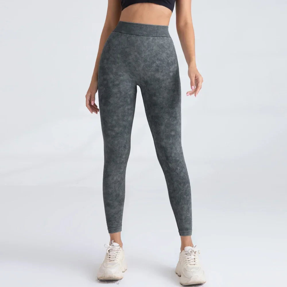 V-Back, Seamless Yoga Leggings, Women Fitness, Workout