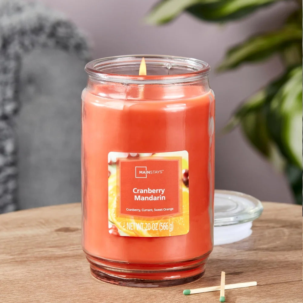 Scented Candle, Single Wick Relaxation 100-120 Hour Burn Time