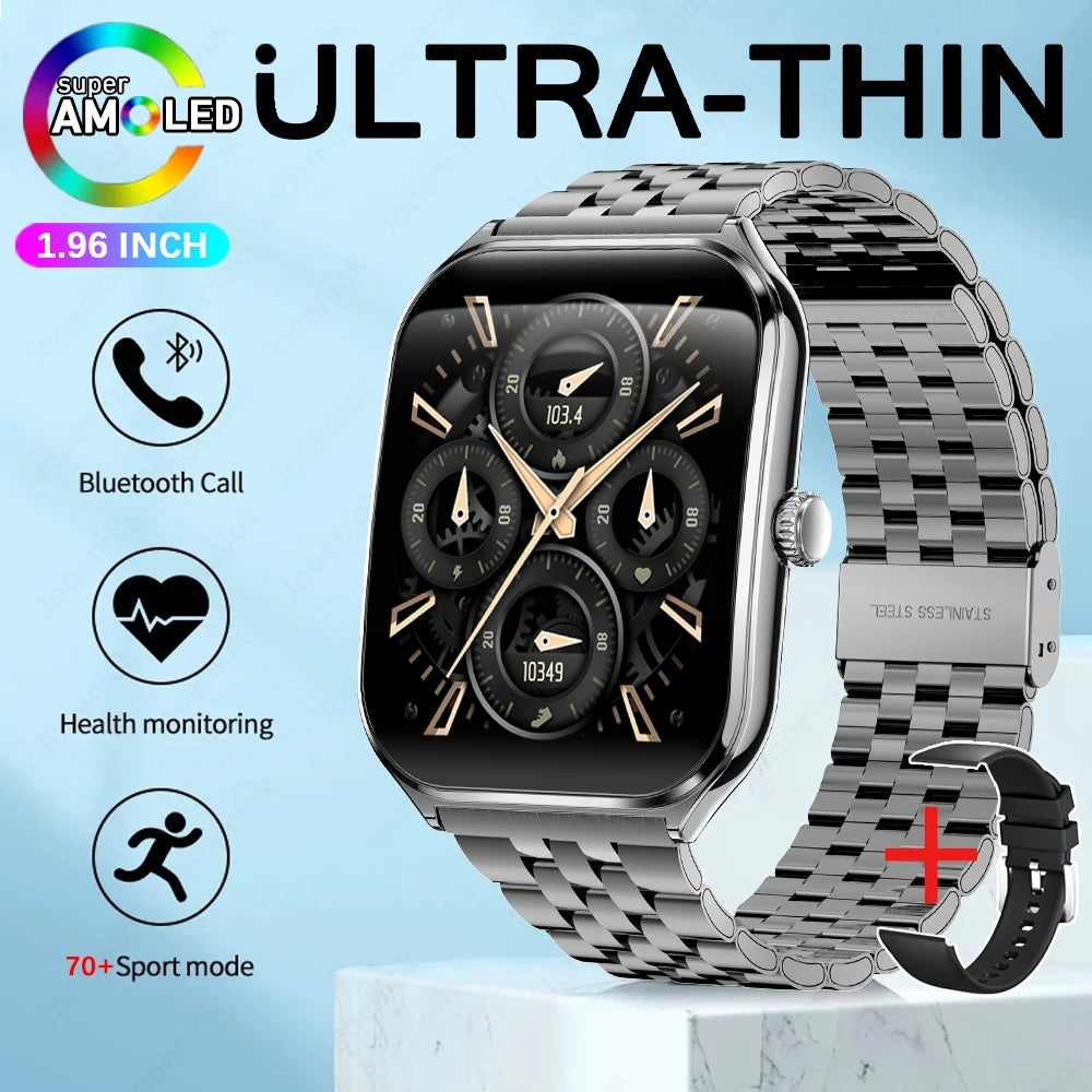 Ultra-thin Durable Women Smart Watch, Sport Health Fitness, Wireless Bluetooth Call