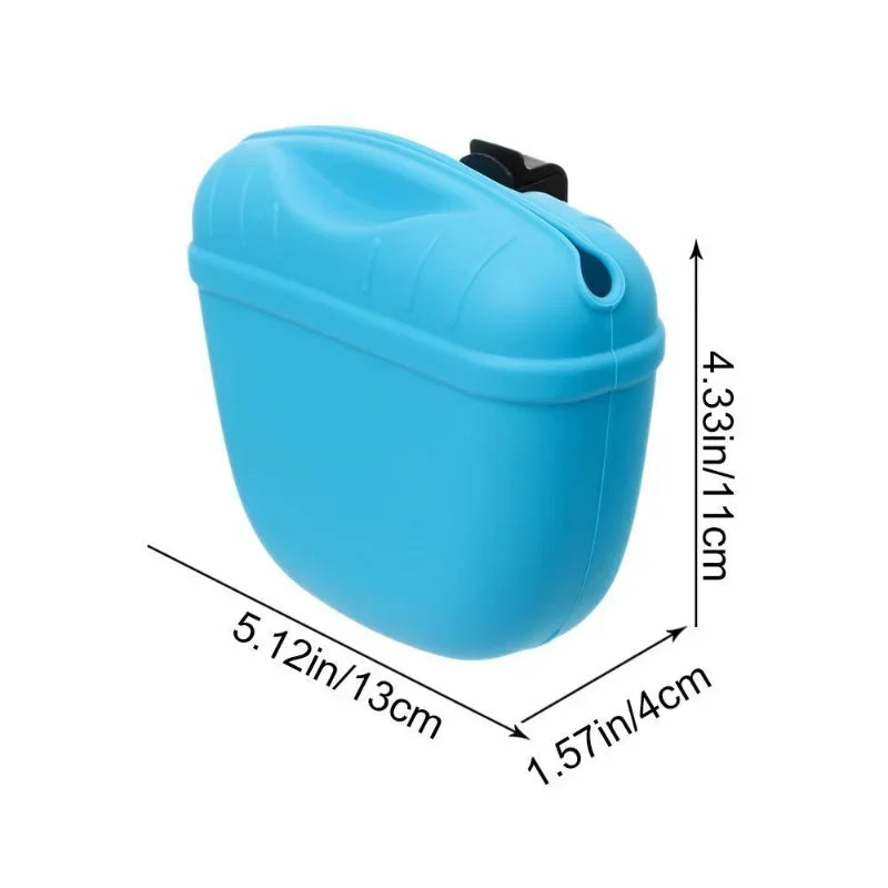 Silicone Treat Pouch, Pet Training, Waist Bag