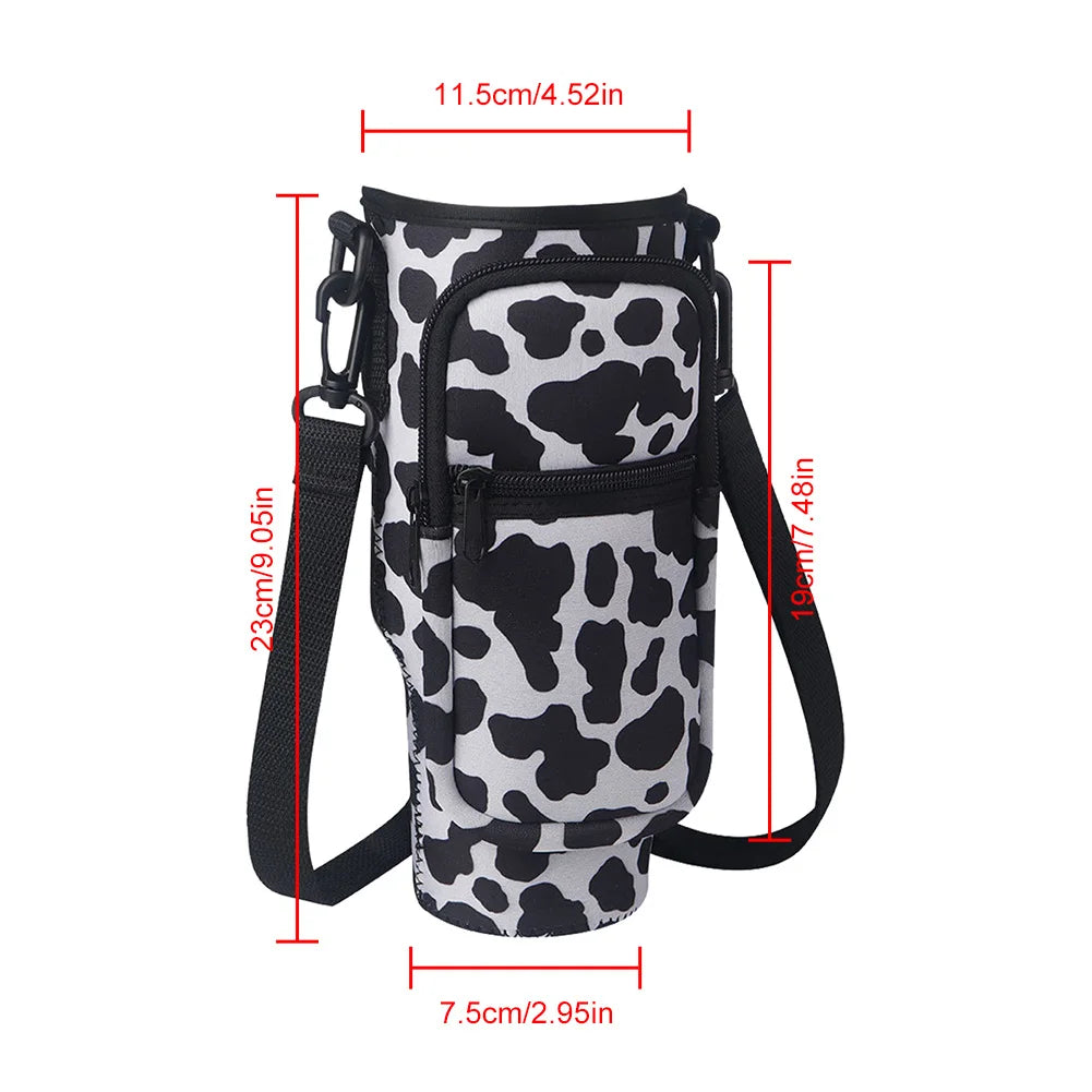 40oz Water Bottle Carrier Bag For Stanley Quencher, Adjustable Shoulder Strap, Non-slip, Insulated