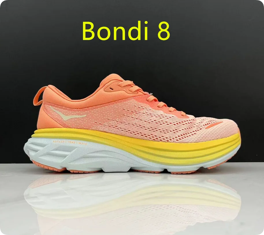 NOKA Bondi8 Running Shoes, Men & Women Sneakers, Anti-slip, Breathable
