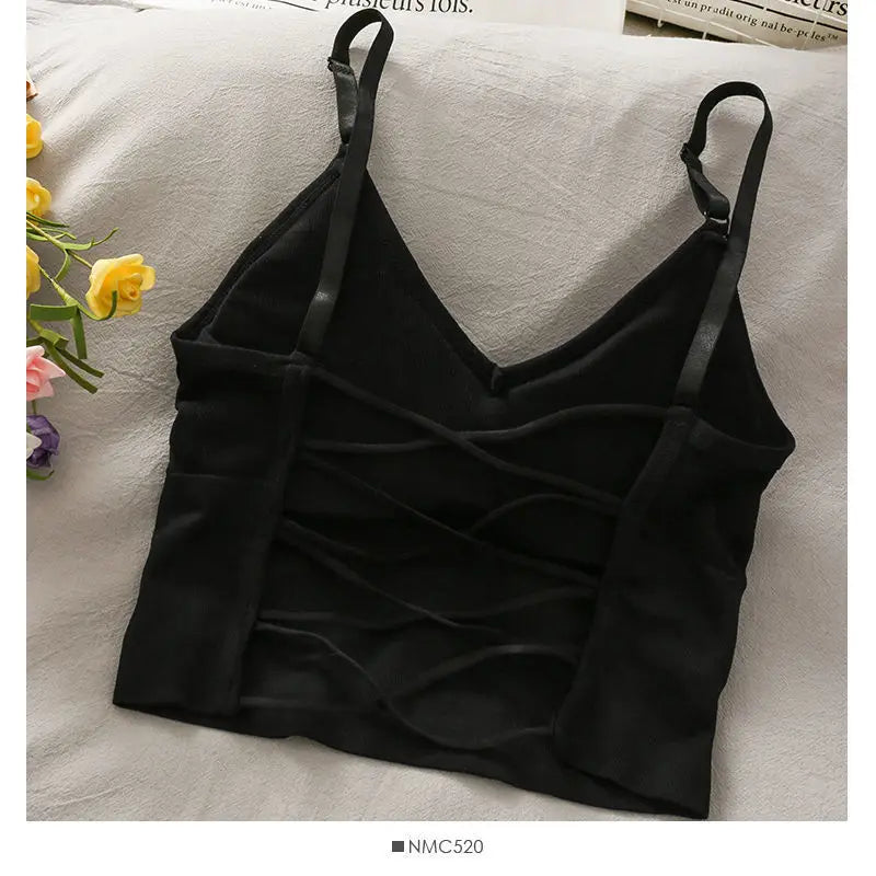 Sports Tops, Tank, Built In Bra, Solid Color, Sleeveless Camisole