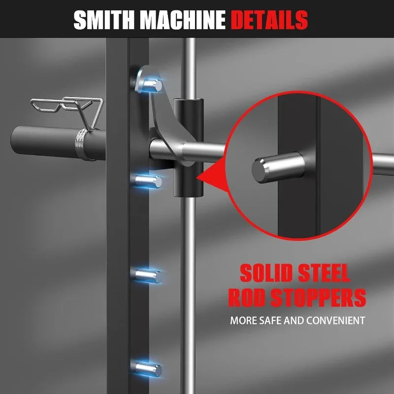 Power Rack, LAT Pulldown System, Power Cage, Cable System, Squat Rack, Chest Press Machine