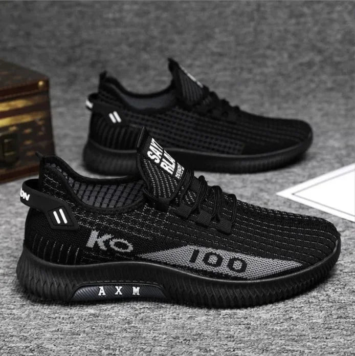 Breathable Mesh Sneakers, Comfortable, Casual Sport Shoes, Lightweight, Plus Size 39-44