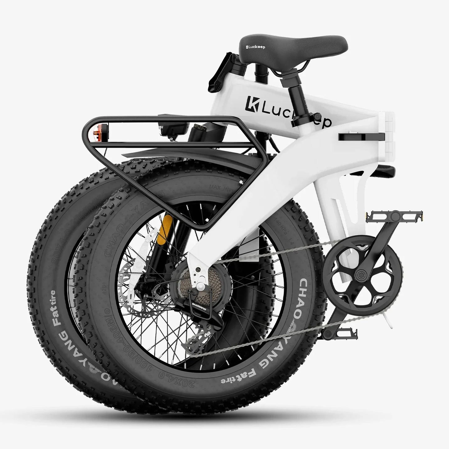 Luckeep X1 LIte Fold Electric Bike, 1400W Peak Motor, 48V15AH Removable Battery, 20 Inch Fat Tire