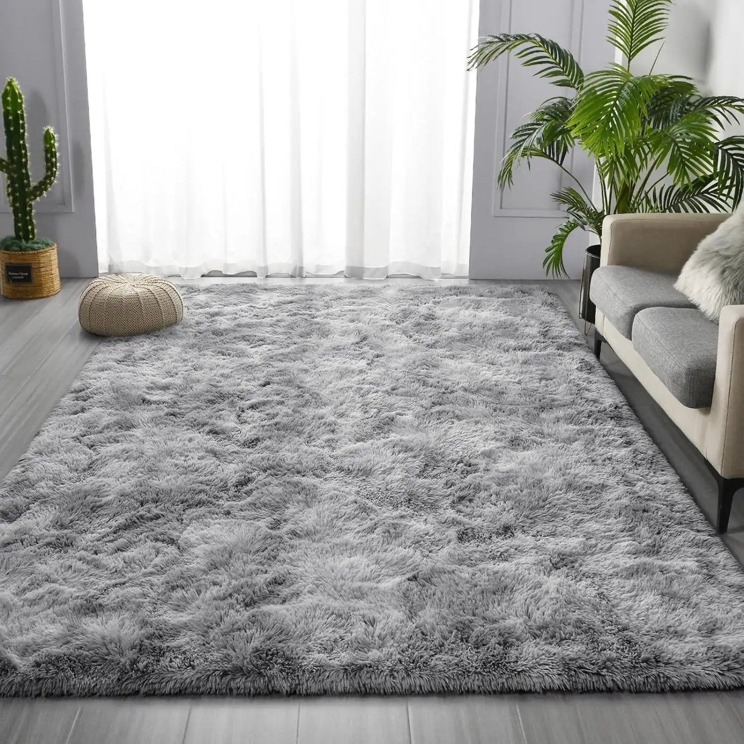 Super Soft Plush Tie Dye Velvet Rugs, Shaggy Rug For Living Room/Bedroom