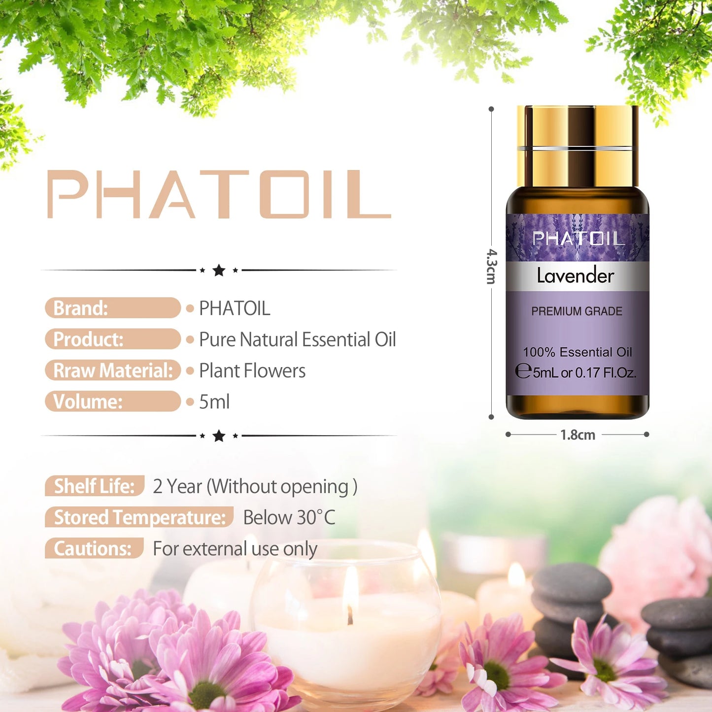 15pcs Essential Oils, Diffuser