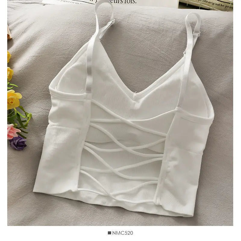 Sports Tops, Tank, Built In Bra, Solid Color, Sleeveless Camisole