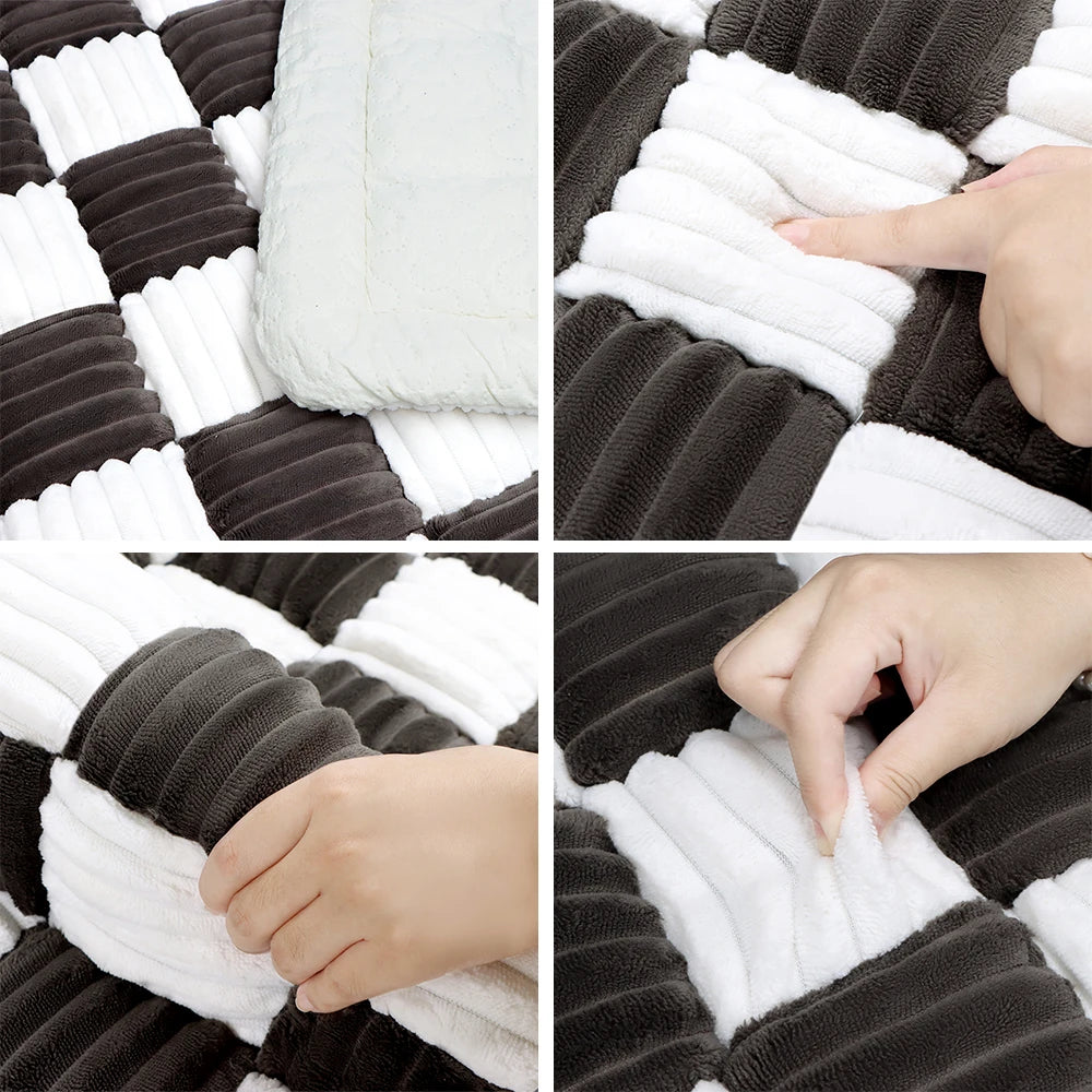 Warm Pet Scratchable Blanket, Anti-slip, Washable, Cushion Sofa/Couch Cover Protector