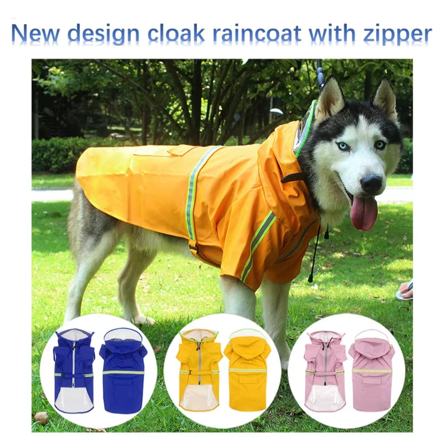 Large Dog Apparel, Fashion Giant, Waterproof Hoodies
