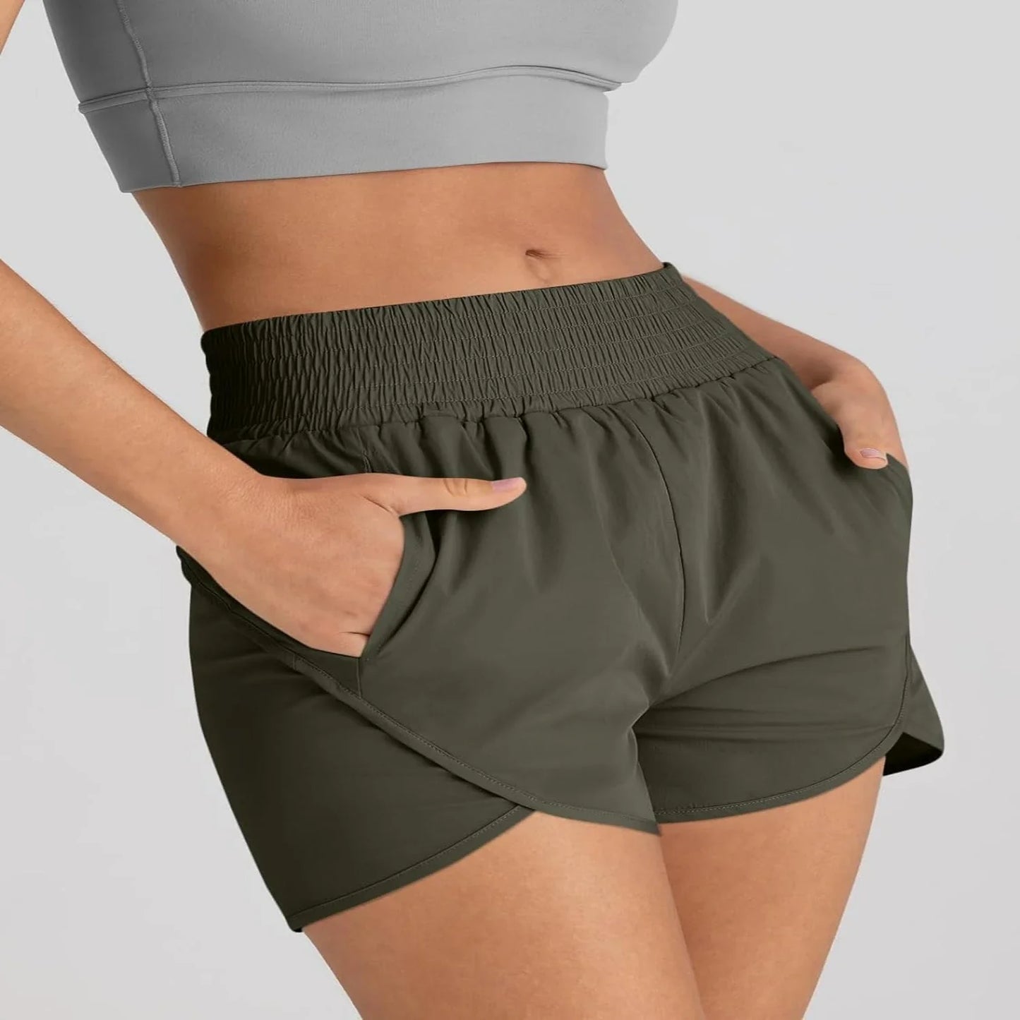 Ultimate High Waisted Athletic Women's Shorts - Sporty, Comfy, Casual, Running