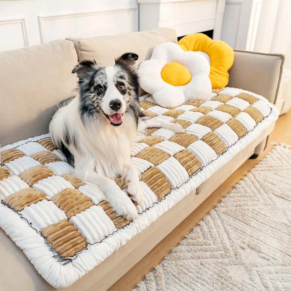 Warm Pet Scratchable Blanket, Anti-slip, Washable, Cushion Sofa/Couch Cover Protector