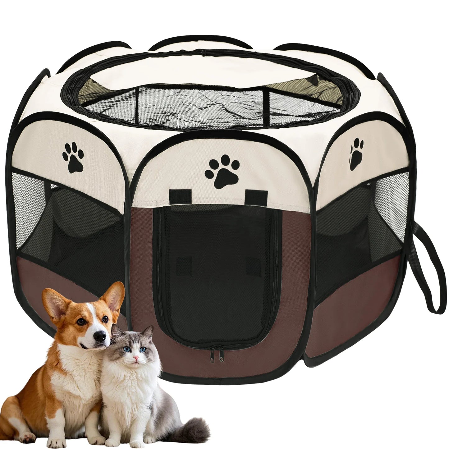 Portable Octagonal Foldable Pet Playpen