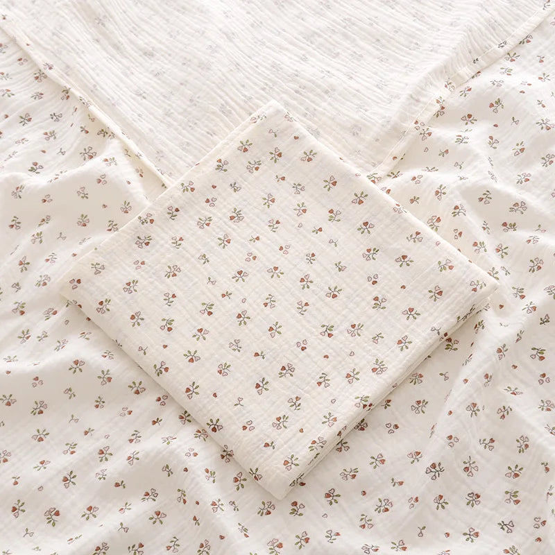 Baby Blanket, Muslin Swaddle, 2-Layer, Cotton, Receive Blankets, Bath Towel