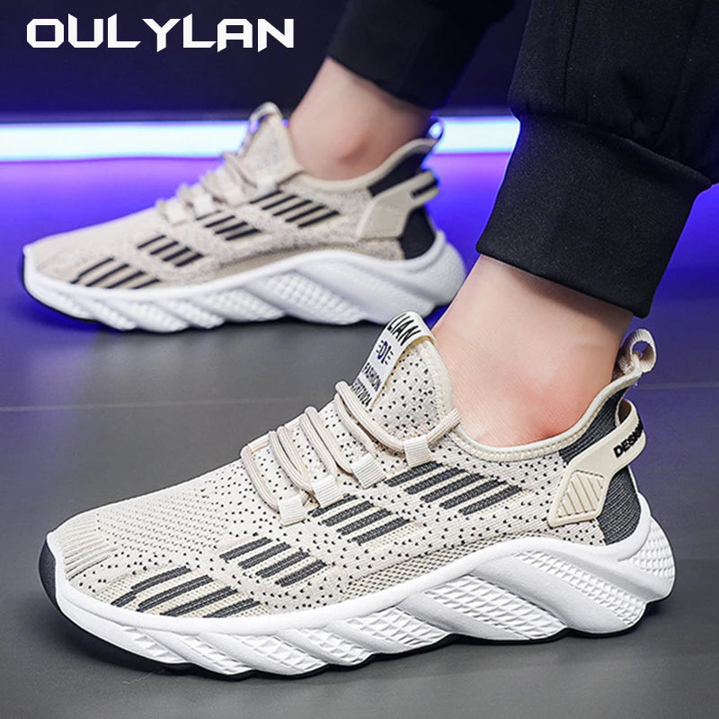 Men Running Shoes, Outdoor Sports, Breathable, Comfortable, Mountaineering Shoes