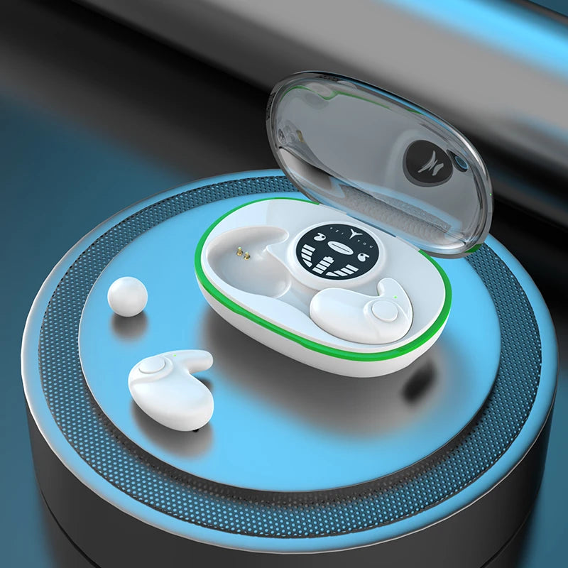 Invisible Wireless Sleep Earbuds, Bluetooth, Waterproof Noise Reduction, Touch Control Headsets