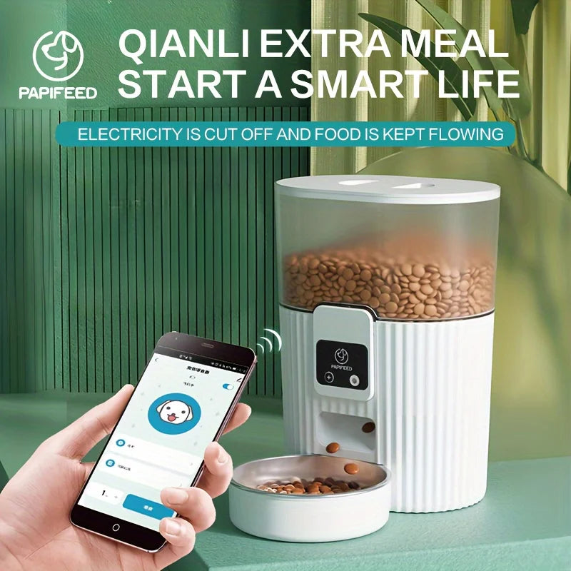 PAPIFEED, Automatic Pet Feeder, Wifi Remote