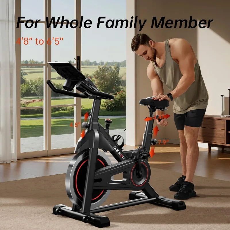Stationary Exercise Bike, Indoor Cycling, Spin