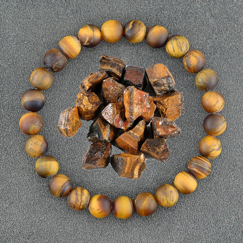 Handmade Real Natural African Stone Beads, Yoga Mala Jewelry, Green Moss Agates Beaded Bracelet