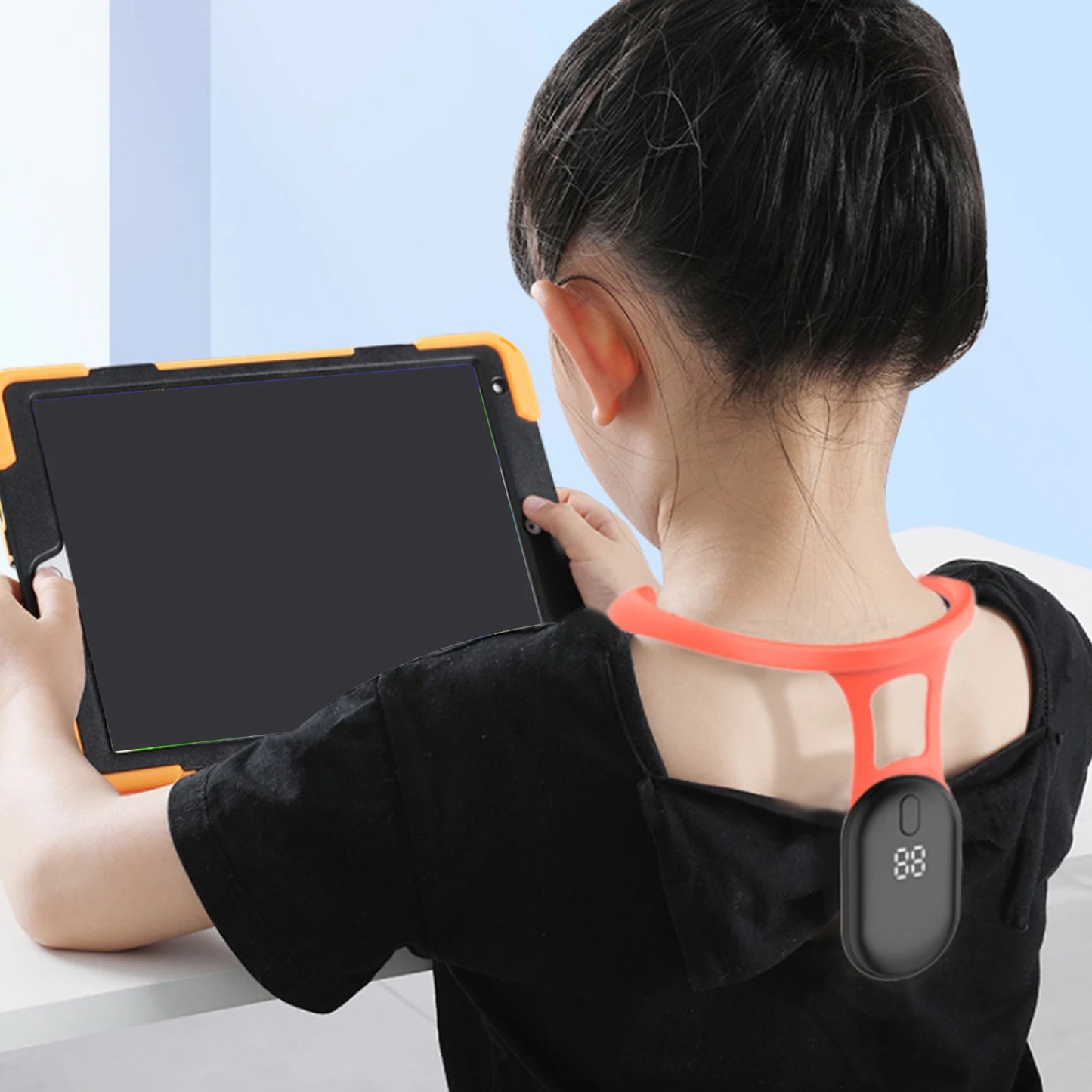 Smart Posture Corrector/Training, Micro Vibration, Reminder Sensor, Neck Hump Corrector