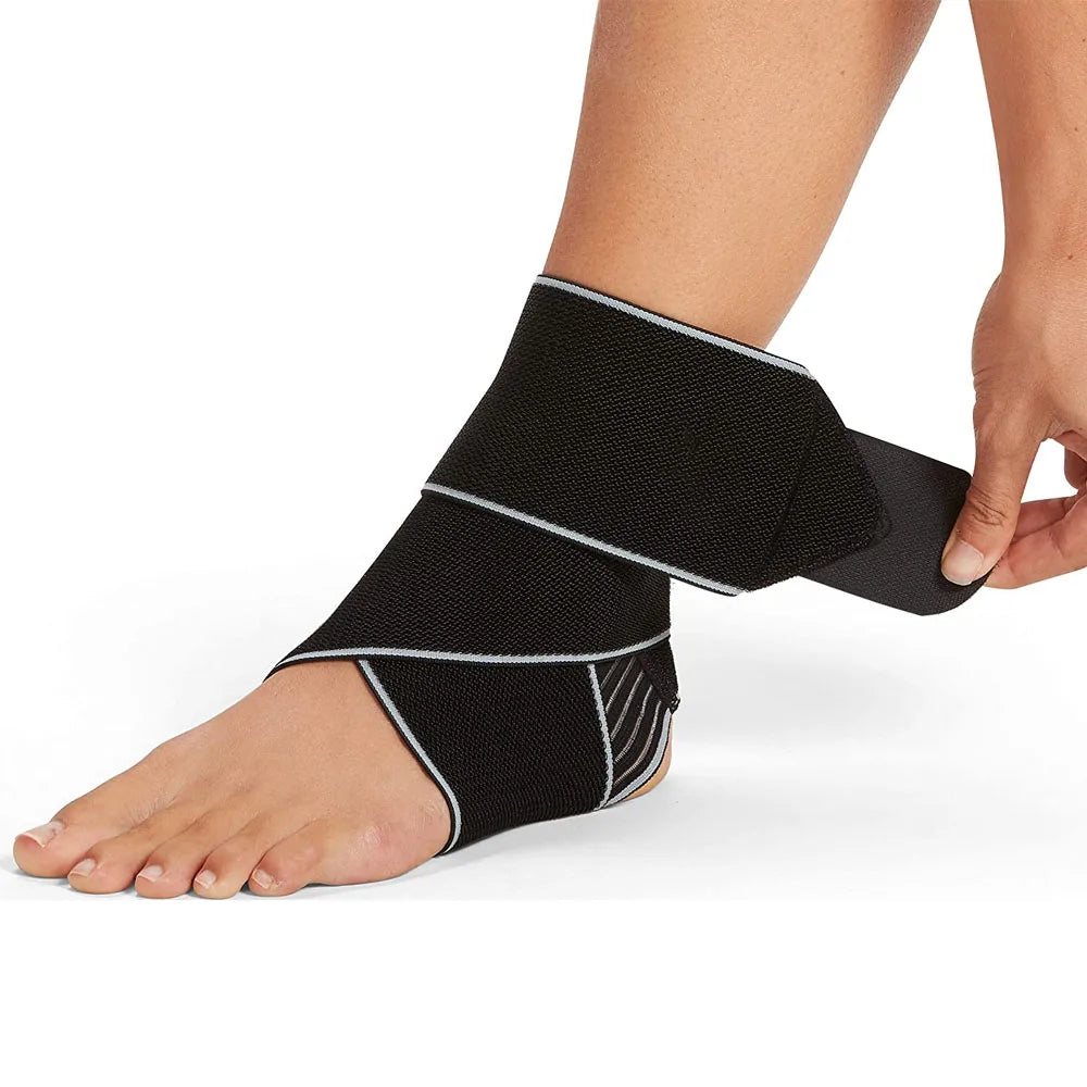1Pc Ankle Brace, Support Wraps, Adjustable, Compression Antiskid Straps