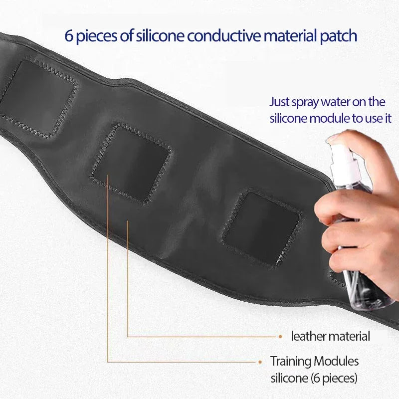 Muscle Stimulator, EMS Abdominal Belt Trainer, LCD Display, Body Slimming ,Belly