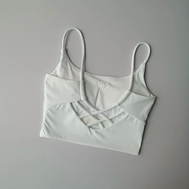 Breathable, Push-Up Sports Bra, Fitness Top, Yoga, Running