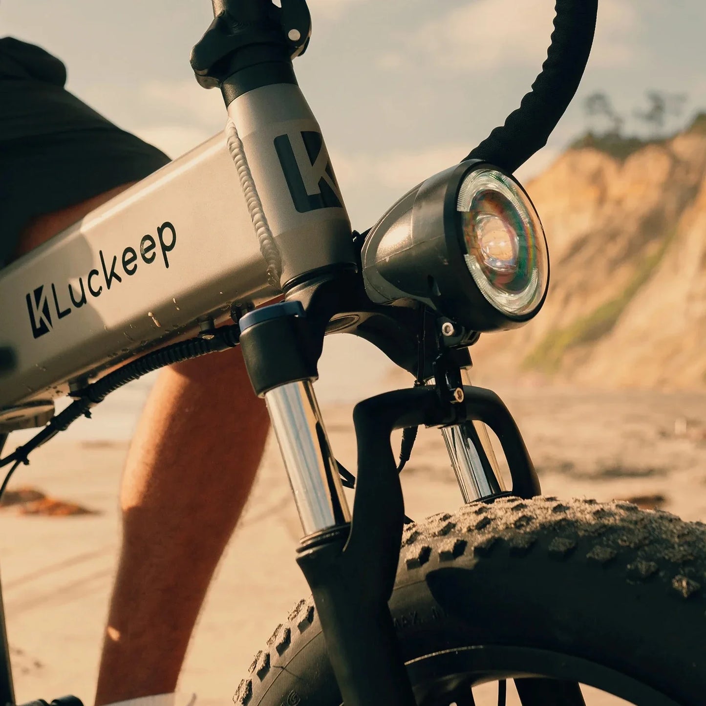 Luckeep X1 LIte Fold Electric Bike, 1400W Peak Motor, 48V15AH Removable Battery, 20 Inch Fat Tire
