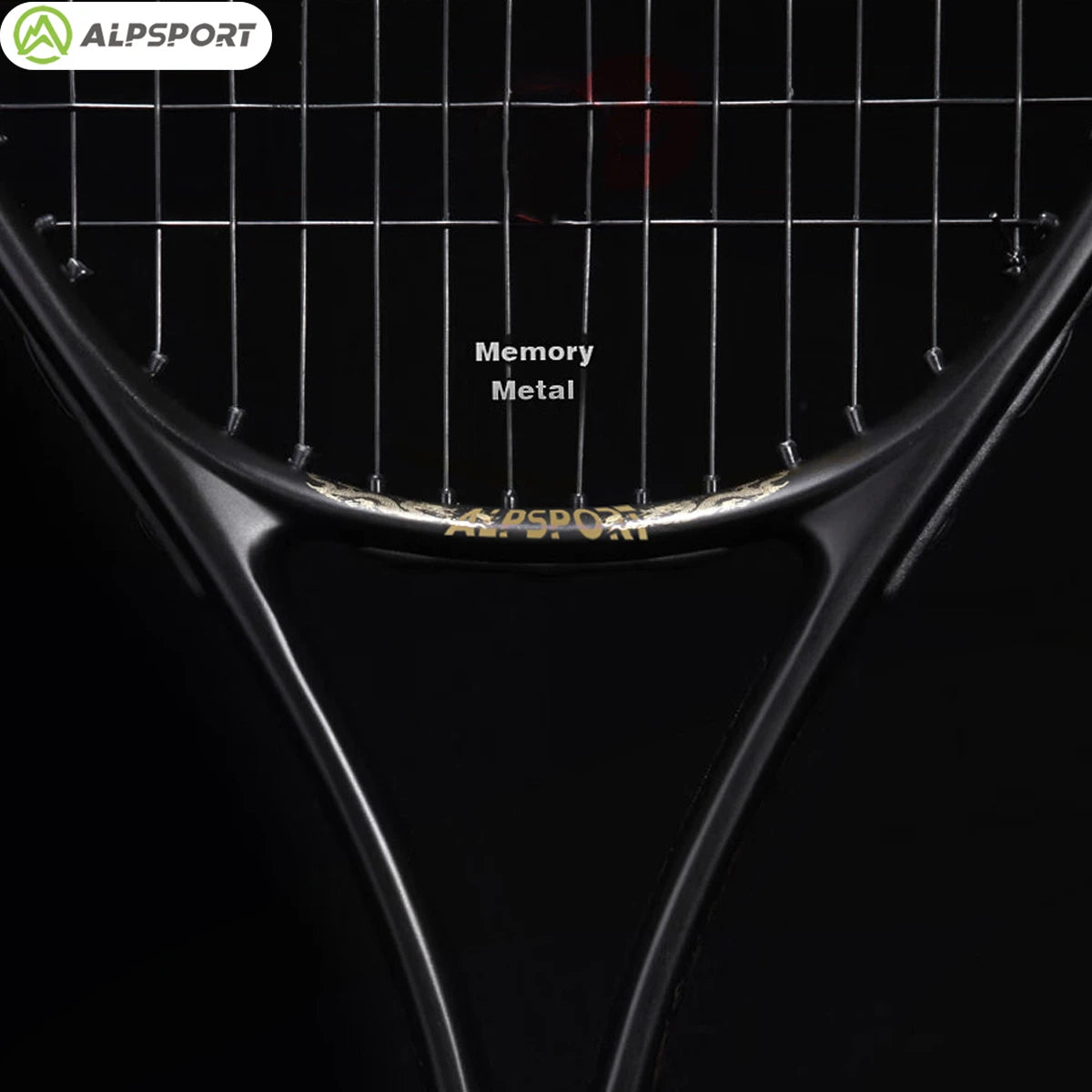 ALPSPORT JL 27-in, Durable, 4 3/8-in Grip, Carbon Fiber, Tennis Racket