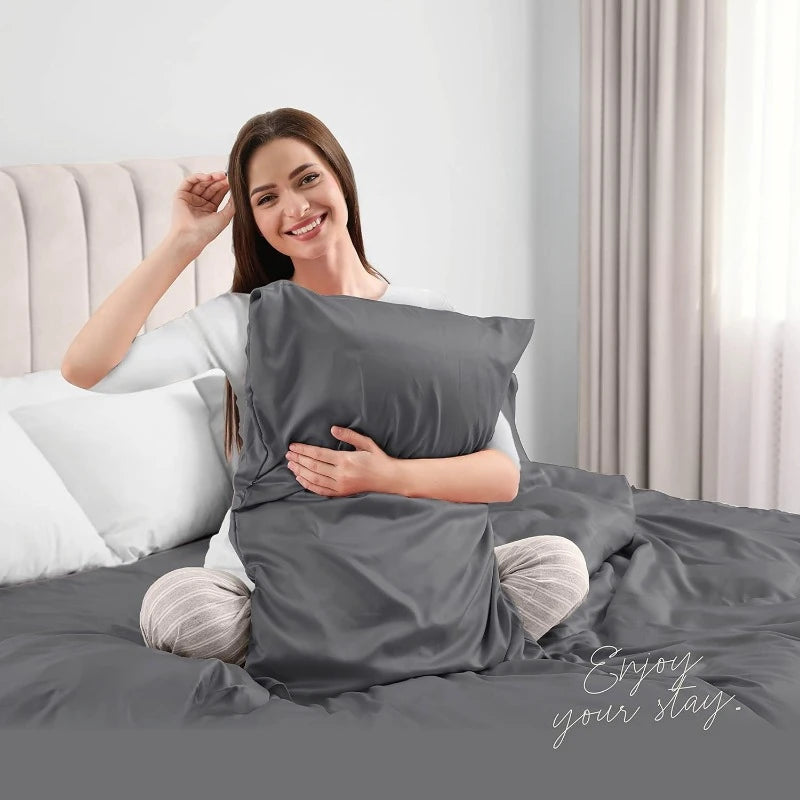 Luxury 6 Piece Queen Bed Sheets, Elastic, Breathable, Sheets & Pillowcase Set, Wrinkle Free