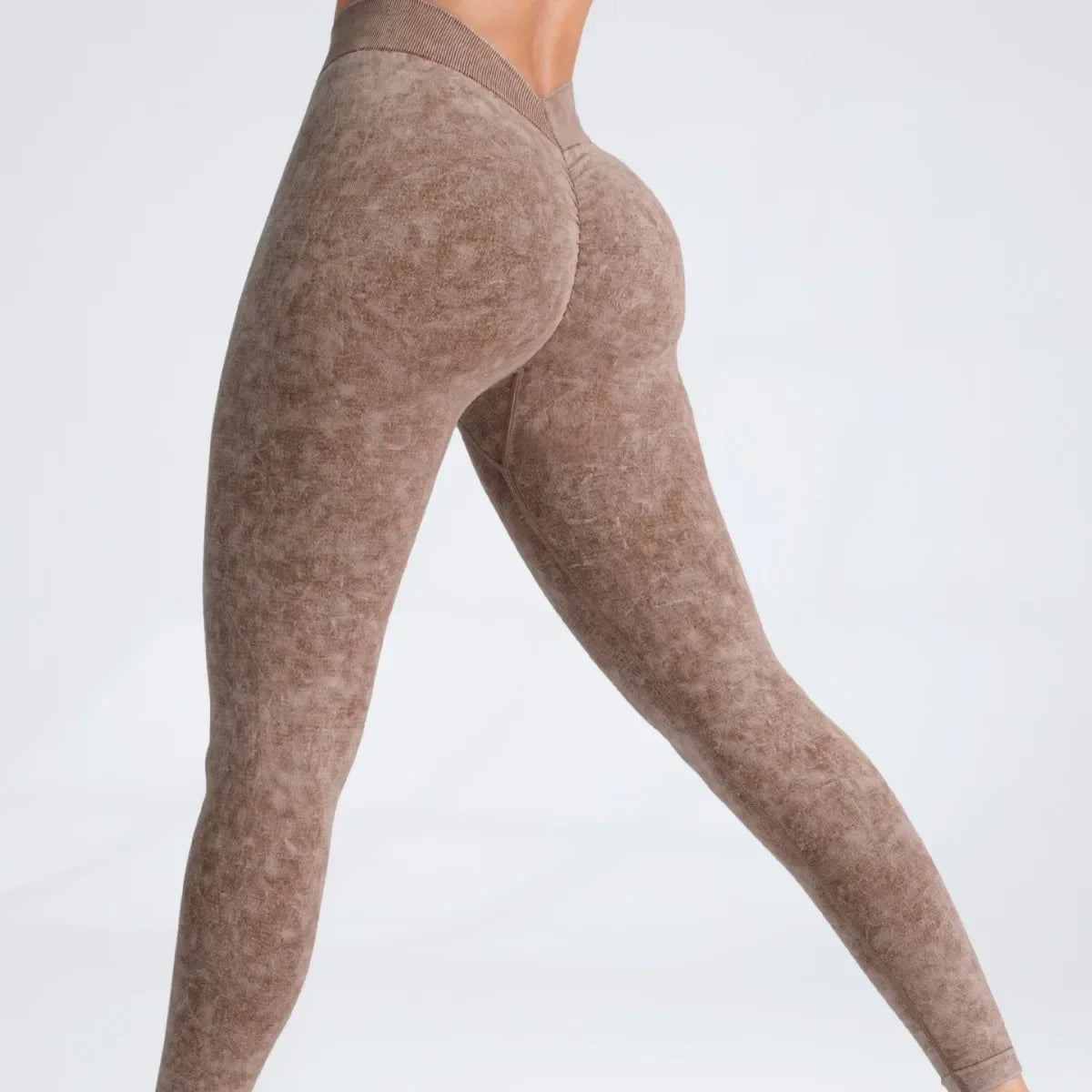 V-Back, Seamless Yoga Leggings, Women Fitness, Workout