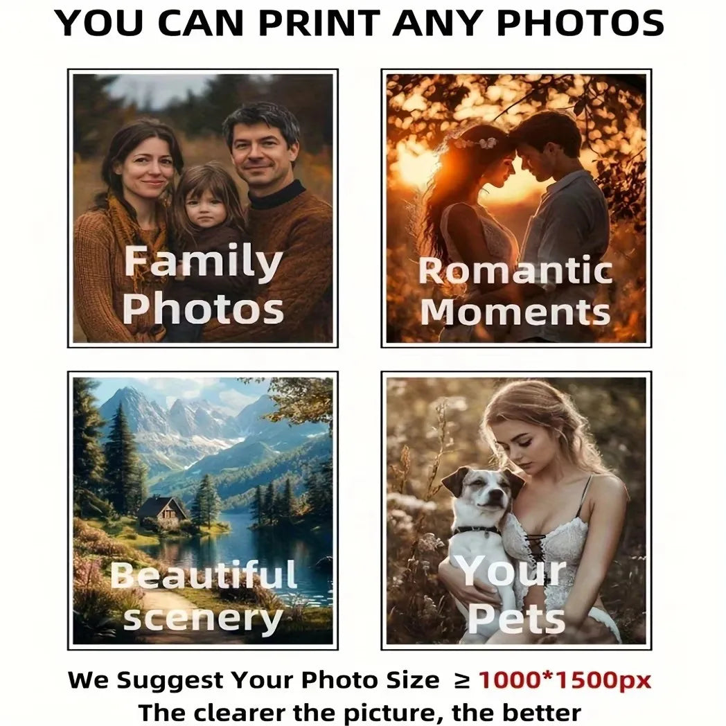 Customize Your Photos Printed On Canvas, Painting Wall Art Posters