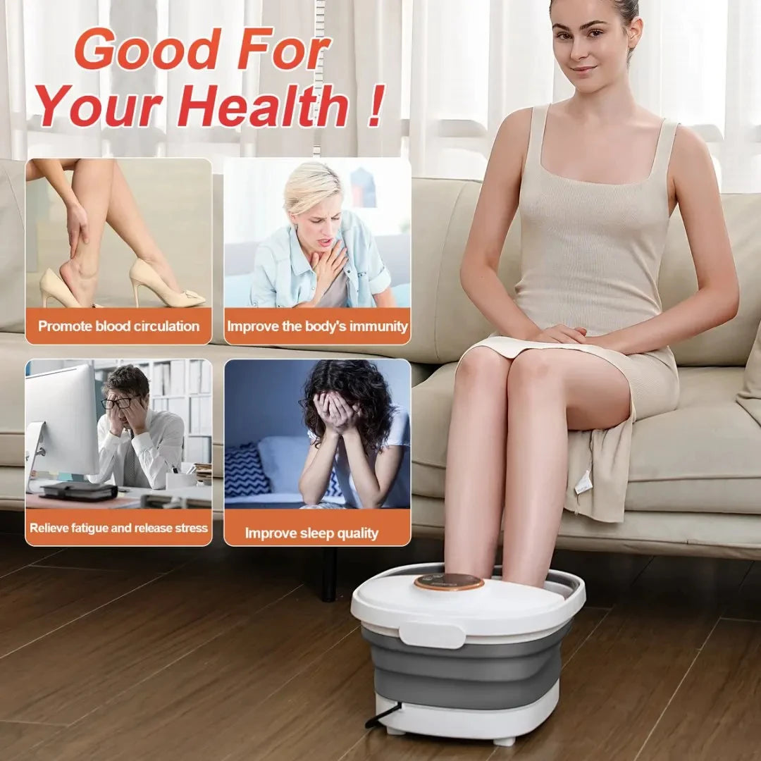 Foot Spa, Folding, Automatic Heating Intelligent Constant Temperature, Electric