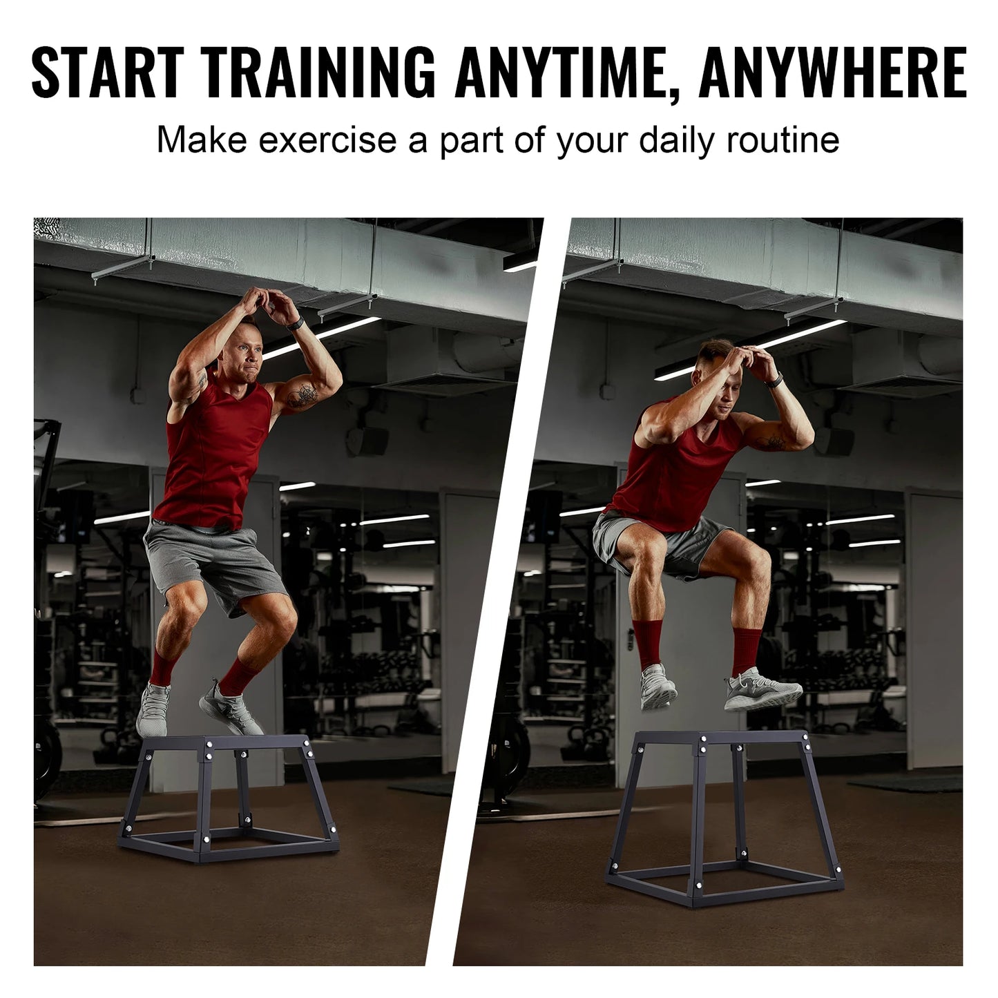 SucceBuy Plyometric Jump Box, Conditioning, Strength Training