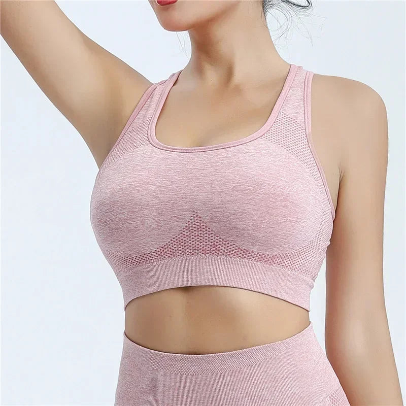 Women Sports Bra, Top Push Up, Fitness. Yoga, Breathable