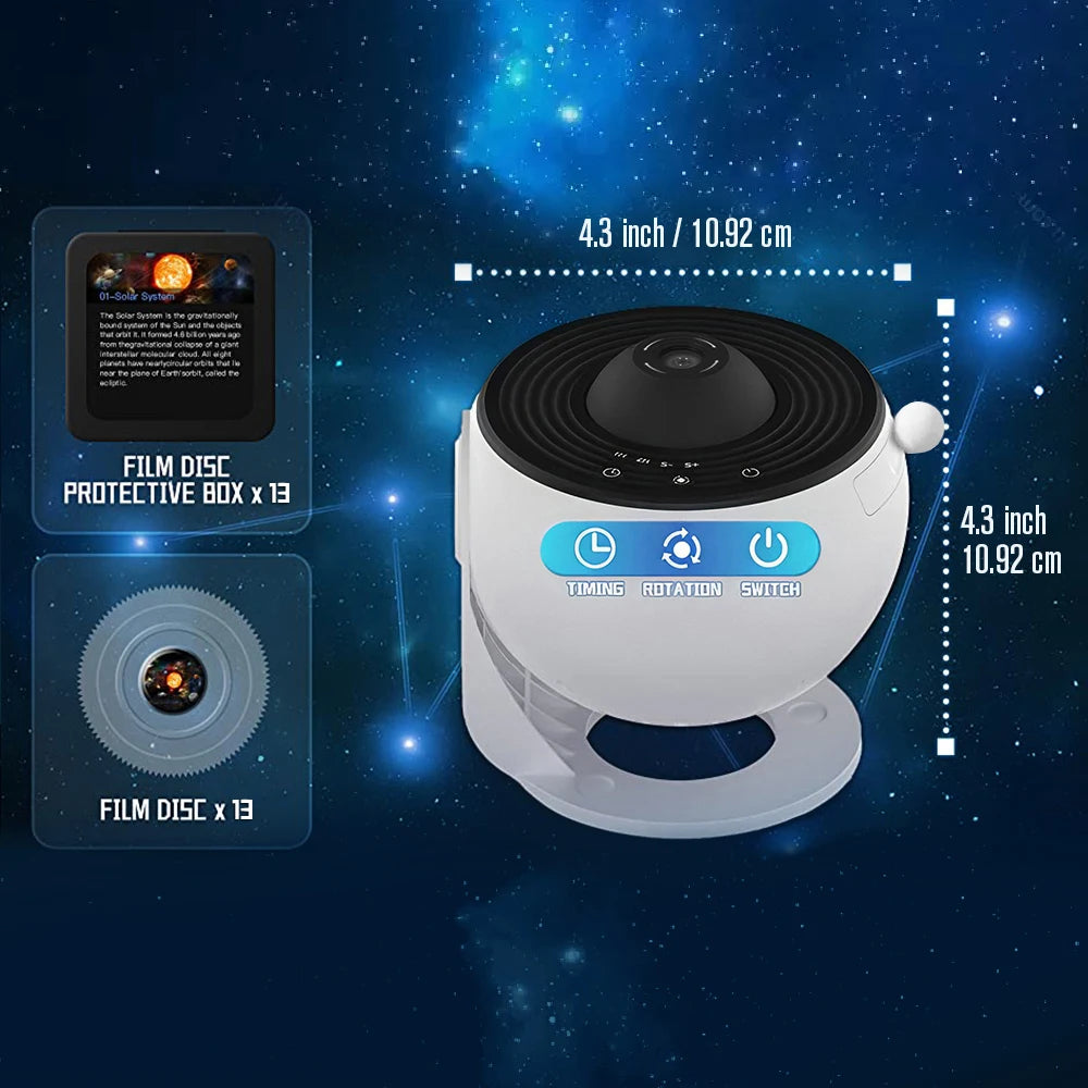 Galaxy, Planetarium Star Projector, Night Light ,Solar System