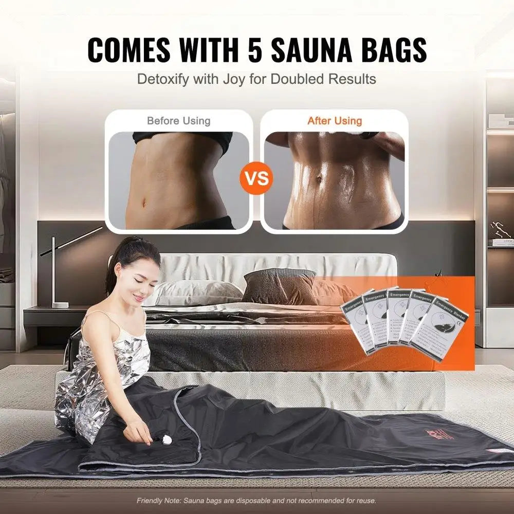 Portable Sauna Blanket Detox, Infrared, Carbon Fiber Heating