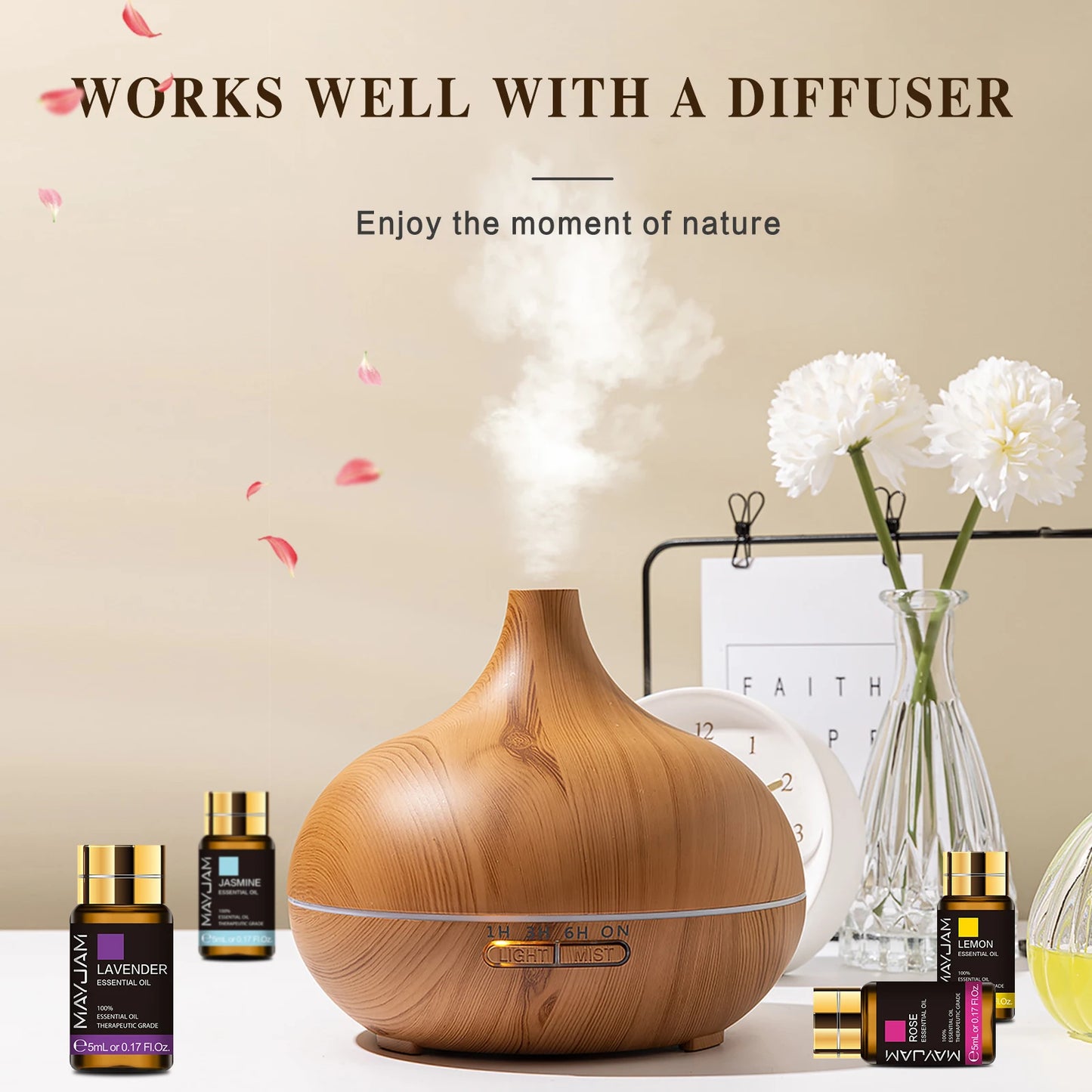 35pcs/set Essential Oils, Humidifier, Diffuser