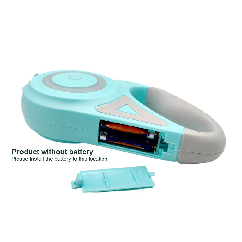 5M Automatic Retractable Dog Leash, Led Flashlight, Durable Nylon Lead