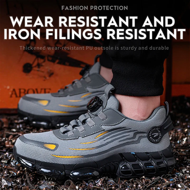 Breathable, Lace-Free, Soft Sole, Comfortable Anti-Smash, Anti-Puncture Shoes